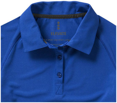 Женская рубашка поло с короткими рукавами Ottawa, цвет синий  размер XXL - 39083445- Фото №7