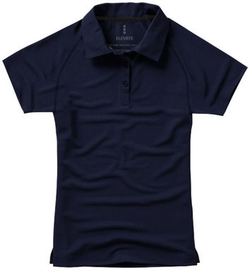 Женская рубашка поло с короткими рукавами Ottawa, цвет темно-синий  размер XS - 39083490- Фото №3