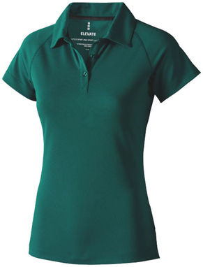 Женская рубашка поло с короткими рукавами Ottawa, цвет зеленый лесной  размер XS - 39083600- Фото №1