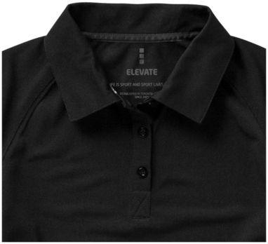Женская рубашка поло с короткими рукавами Ottawa, цвет сплошной черный  размер XS - 39083990- Фото №7