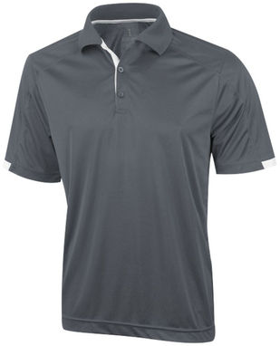 Рубашка поло с короткими рукавами Kiso, цвет стальной серый  размер XS - 39084920- Фото №1