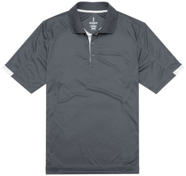 Сорочка поло з короткими рукавами Kiso, колір сталевий сірий  розмір XS - 39084920- Фото №3