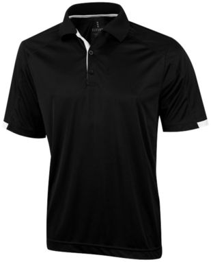 Сорочка поло з короткими рукавами Kiso, колір суцільний чорний  розмір XL - 39084994- Фото №1