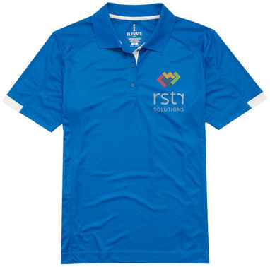 Женская рубашка поло с короткими рукавами Kiso, цвет синий  размер XS - 39085440- Фото №2