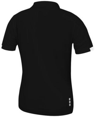 Женская рубашка поло с короткими рукавами Kiso, цвет сплошной черный  размер XS - 39085990- Фото №4