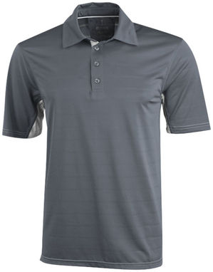 Рубашка поло с короткими рукавами Prescott, цвет стальной серый  размер XS - 39086920- Фото №1