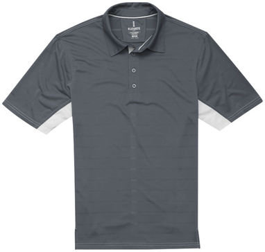 Рубашка поло с короткими рукавами Prescott, цвет стальной серый  размер XS - 39086920- Фото №3