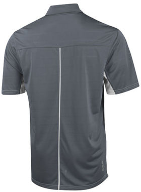Рубашка поло с короткими рукавами Prescott, цвет стальной серый  размер XS - 39086920- Фото №4