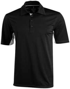 Сорочка поло з короткими рукавами Prescott, колір суцільний чорний  розмір XS - 39086990- Фото №1