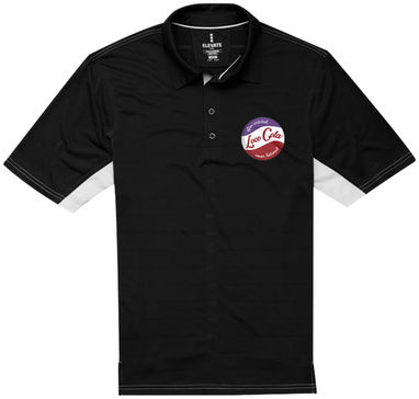 Рубашка поло с короткими рукавами Prescott, цвет сплошной черный  размер XS - 39086990- Фото №2