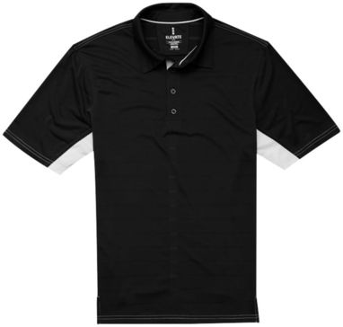 Рубашка поло с короткими рукавами Prescott, цвет сплошной черный  размер XXL - 39086995- Фото №3