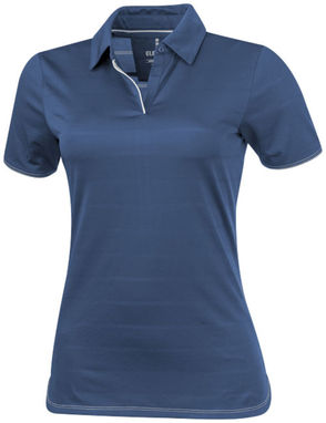 Женская рубашка поло с короткими рукавами Prescott, цвет джинс  размер XS - 39087460- Фото №1