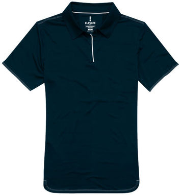 Женская рубашка поло с короткими рукавами Prescott, цвет темно-синий  размер XS - 39087490- Фото №3