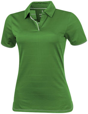 Женская рубашка поло с короткими рукавами Prescott, цвет зеленый  размер XS - 39087670- Фото №1