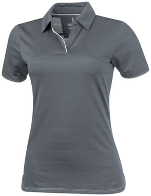 Жіноча сорочка поло з короткими рукавами Prescott, колір сталевий сірий  розмір XS - 39087920- Фото №1