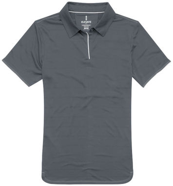 Женская рубашка поло с короткими рукавами Prescott, цвет стальной серый  размер XS - 39087920- Фото №3