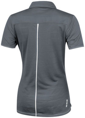 Женская рубашка поло с короткими рукавами Prescott, цвет стальной серый  размер XS - 39087920- Фото №4