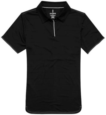 Жіноча сорочка поло з короткими рукавами Prescott, колір суцільний чорний  розмір XL - 39087994- Фото №3
