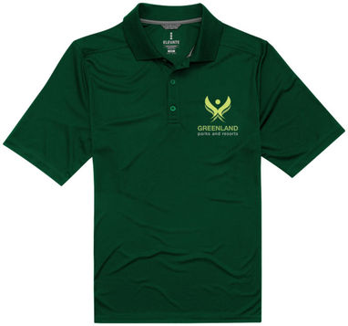 Сорочка поло з короткими рукавами Dade, колір зелений лісовий - 39092600- Фото №2