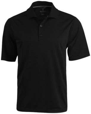 Сорочка поло з короткими рукавами Dade, колір суцільний чорний - 39092991- Фото №1