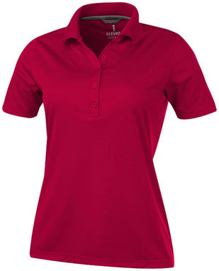 Женская рубашка поло с короткими рукавами Dade, цвет красный - 39093250- Фото №1