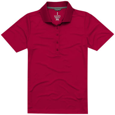 Женская рубашка поло с короткими рукавами Dade, цвет красный - 39093250- Фото №3