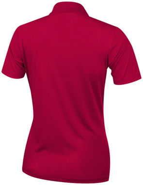 Жіноча сорочка поло з короткими рукавами Dade, колір червоний - 39093250- Фото №4