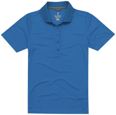 Женская рубашка поло с короткими рукавами Dade, цвет синий - 39093443- Фото №3