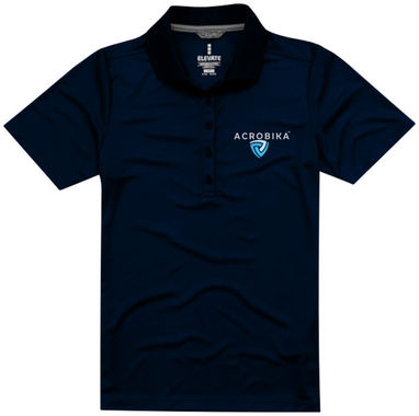 Женская рубашка поло с короткими рукавами Dade, цвет темно-синий - 39093490- Фото №2