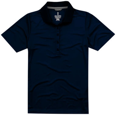 Жіноча сорочка поло з короткими рукавами Dade, колір темно-синій - 39093490- Фото №3
