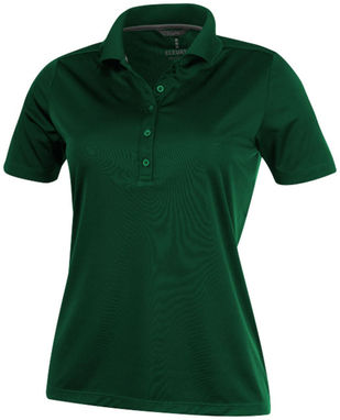Женская рубашка поло с короткими рукавами Dade, цвет зеленый лесной - 39093600- Фото №1
