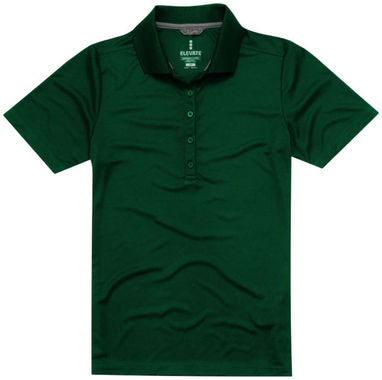 Женская рубашка поло с короткими рукавами Dade, цвет зеленый лесной - 39093600- Фото №3