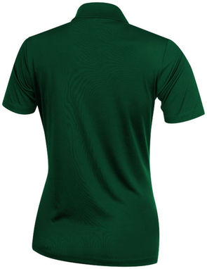 Жіноча сорочка поло з короткими рукавами Dade, колір зелений лісовий - 39093600- Фото №4