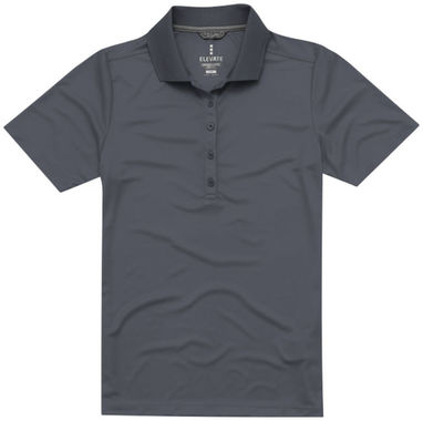 Женская рубашка поло с короткими рукавами Dade, цвет steel grey - 39093920- Фото №3