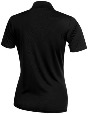 Жіноча сорочка поло з короткими рукавами Dade, колір суцільний чорний - 39093990- Фото №4