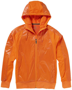 Светр Fraser з капюшоном на повній застібці-блискавці, колір оранжевий - 39212330- Фото №3