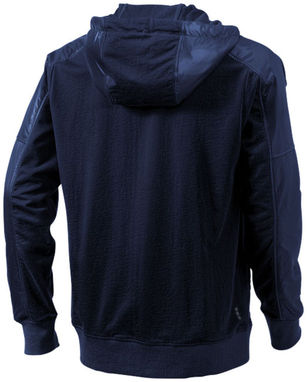 Светр Fraser з капюшоном на повній застібці-блискавці, колір темно-синій - 39212490- Фото №4