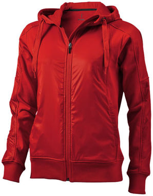 Жіночий светр Fraser з капюшоном на повній застібці-блискавці, колір червоний - 39213250- Фото №1