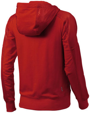 Жіночий светр Fraser з капюшоном на повній застібці-блискавці, колір червоний - 39213250- Фото №4