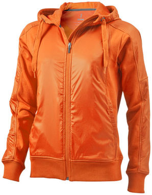 Жіночий светр Fraser з капюшоном на повній застібці-блискавці, колір оранжевий - 39213330- Фото №1
