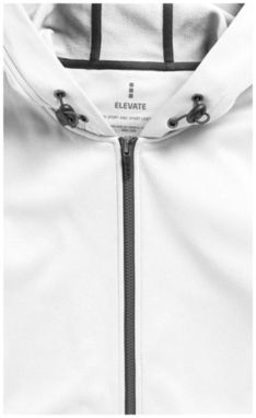 Светр Moresby з капюшоном і застібкою-блискавкою на всю довжину, колір білий  розмір XS - 39214010- Фото №7