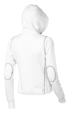 Жіночий светр Moresby з капюшоном і застібкою-блискавкою на всю довжину, колір білий - 39215010- Фото №4