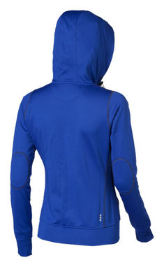 Жіночий светр Moresby з капюшоном і застібкою-блискавкою на всю довжину, колір синій - 39215440- Фото №4