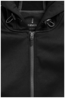 Женский свитер Moresby с капюшоном и застежкой-молнией на всю длину, цвет сплошной черный - 39215990- Фото №7