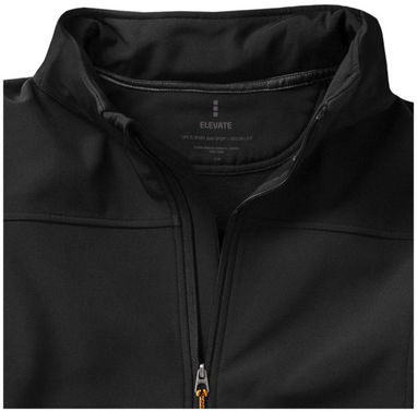 Куртка софтшел Langley, цвет сплошной черный  размер XS - 39311990- Фото №8