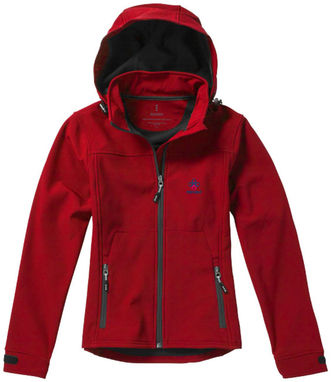 Женская куртка софтшел Langley, цвет красный  размер XS - 39312250- Фото №2
