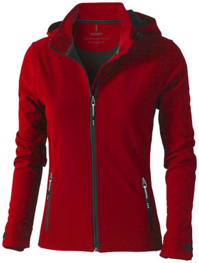 Женская куртка софтшел Langley, цвет красный  размер S - 39312251- Фото №1