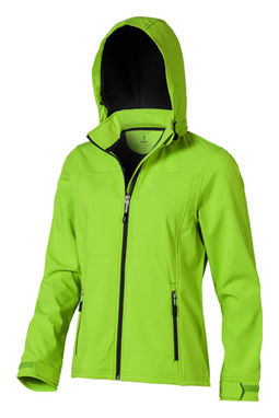 Женская куртка софтшел Langley, цвет зеленое яблоко  размер XS - 39312680- Фото №1