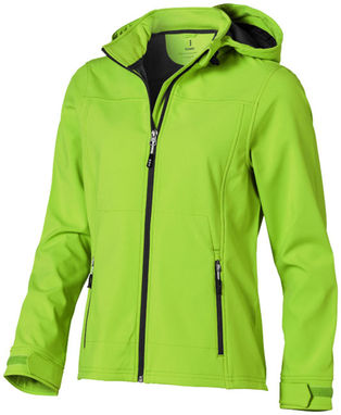 Женская куртка софтшел Langley, цвет зеленое яблоко  размер XS - 39312680- Фото №5