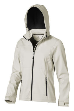 Женская куртка софтшел Langley, цвет светло-серый  размер L - 39312903- Фото №1